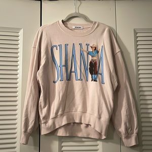 Oversized Daydreamer Shania Twain sweater